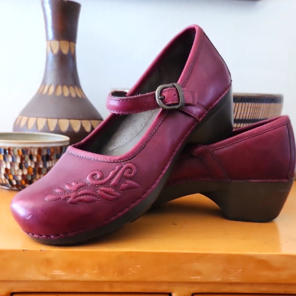Dansko Floral Mary Jane Shoes